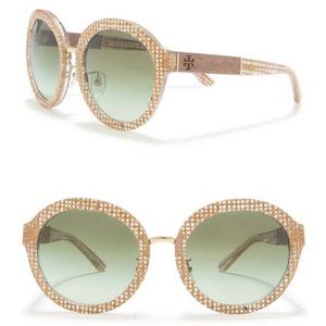 Tory Burch TY7128 54mm Round Sunglasses New $225